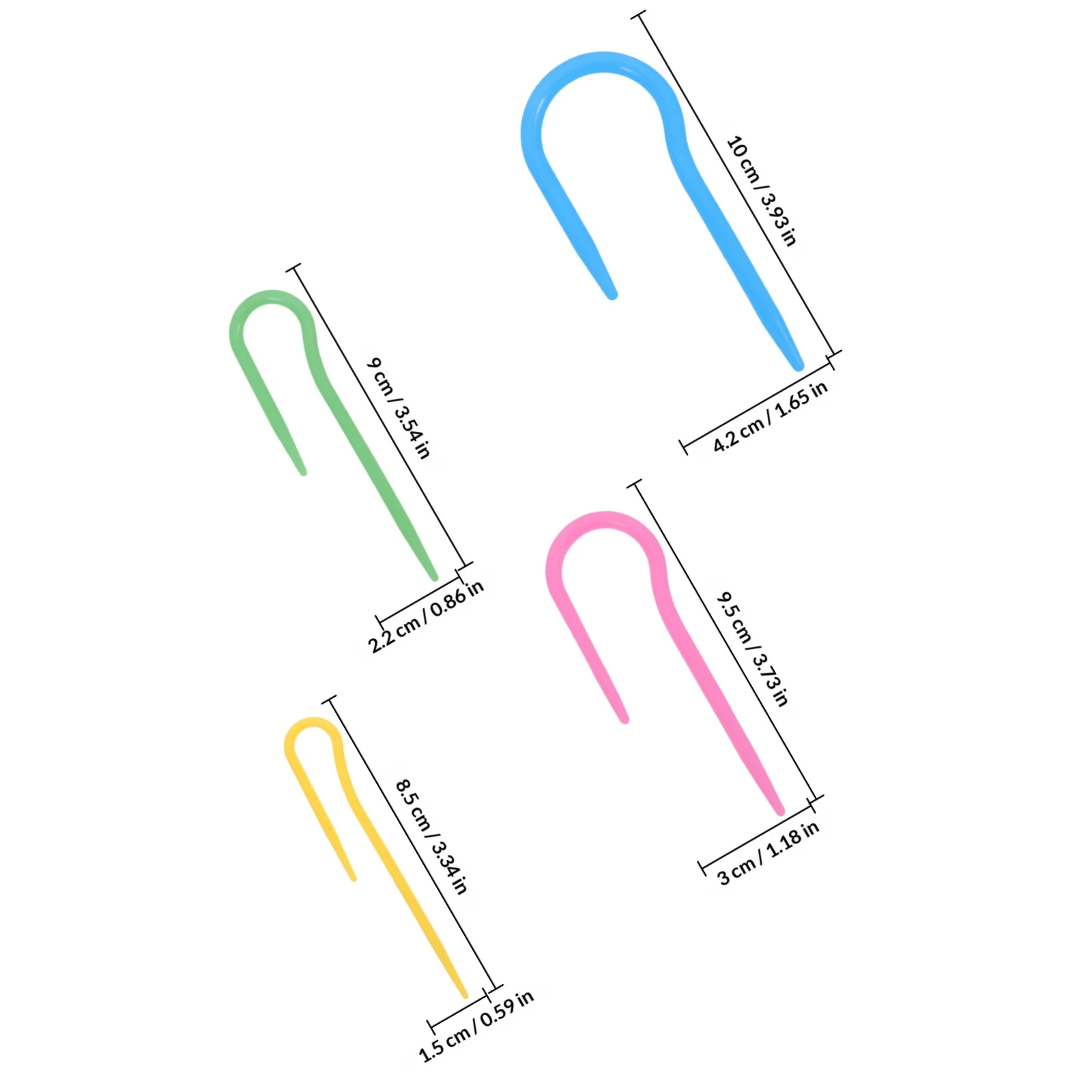 16Pcs Cable Knitting Needles Knitting Tools Needles Set for Sweaters Scarves Blankets Handmade Craft Projects DIY Yarn Work