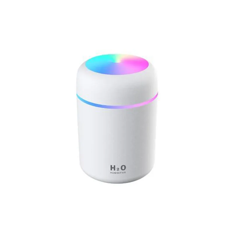 Mini LED Light Cool Mist Fogger Humidificador USB Rechargeable Air Aroma Essential Oil Diffuser Car Humidifiers