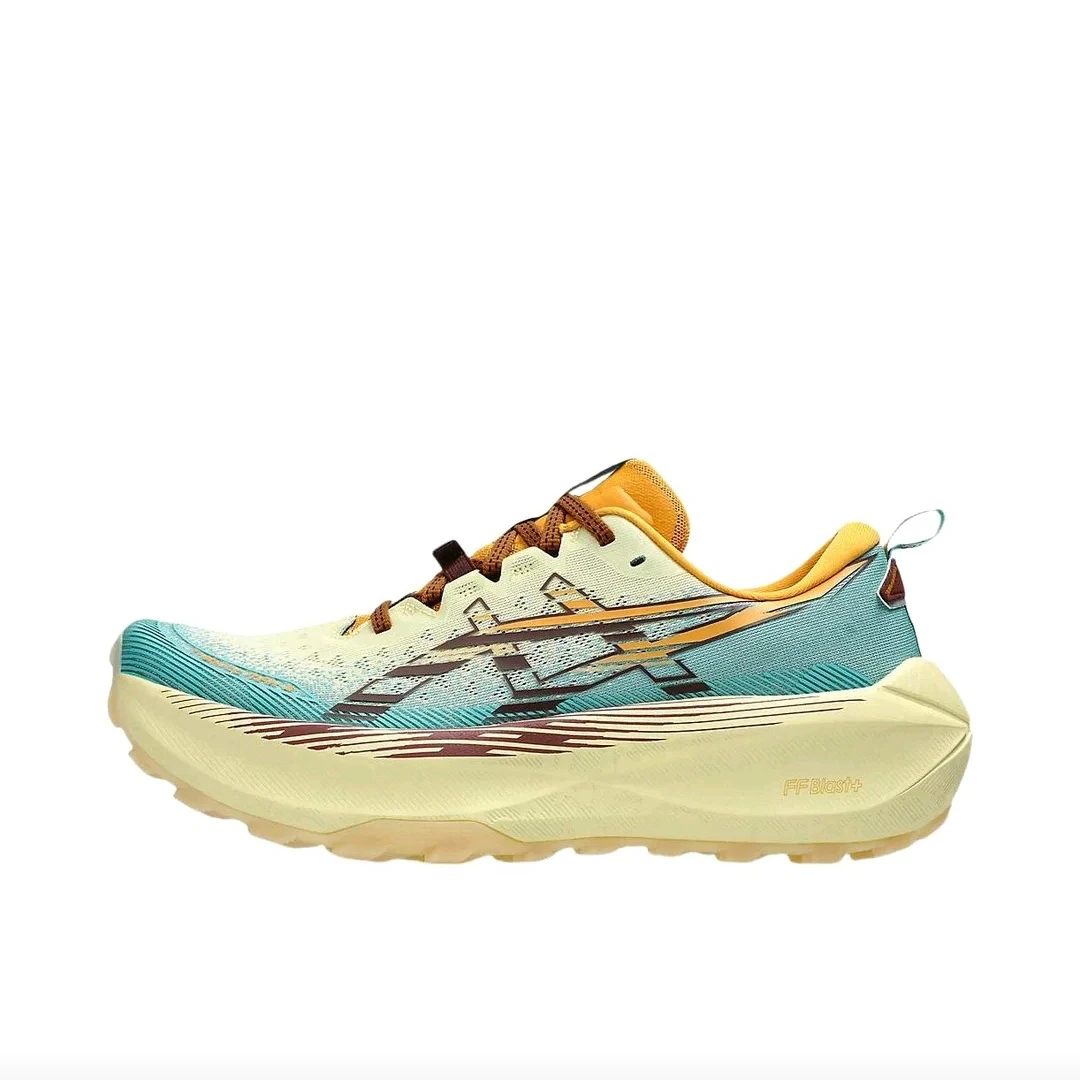 حذاء الجري Asics TRABUCO Max 4 للرجال والنساء، حذاء رياضي عصري، مناسب للطاقة، أصفر/أخضر #5