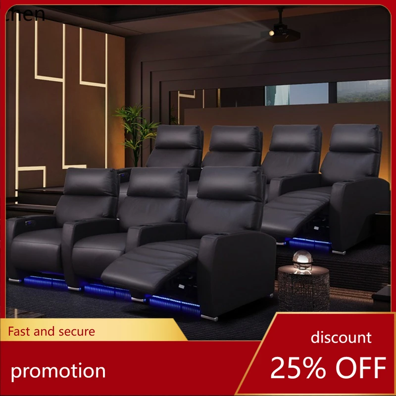 HXL Audio-Visual Room Multi-Functional Electric Film and Television Hall Private Home Theater Sofa