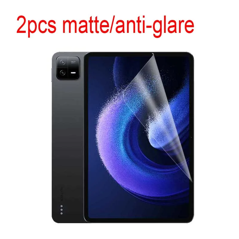 

Matte Anti-glare Screen Protector Soft Plastic Film For Xiaomi Pad 6 11inch/ Pad 6 Pro 11inch, 2pcs