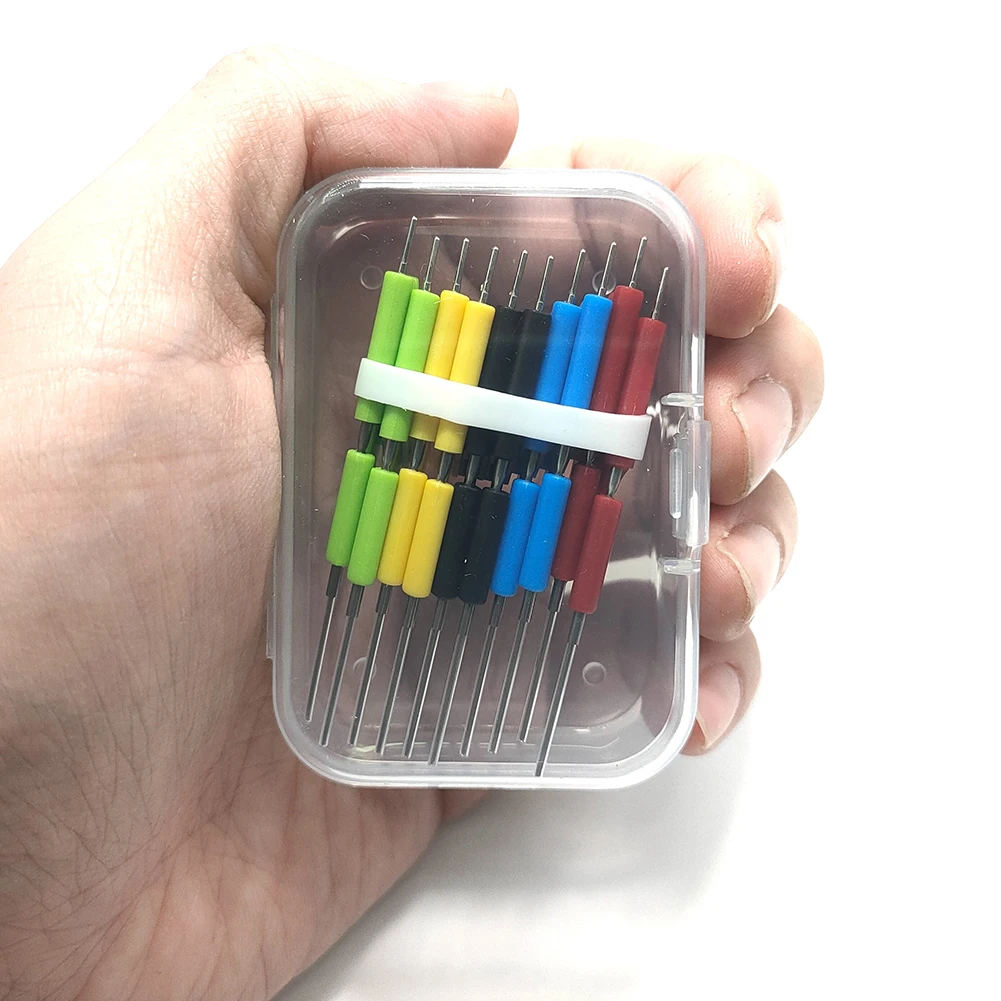 10pcs Small Testing Clip Professional 40V Multifunctional Detection Clamp Lightweight Equipment for Electrical Testing