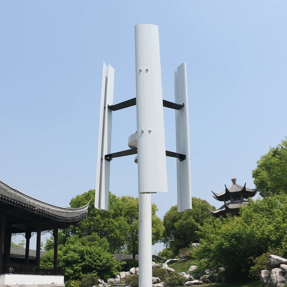 Wind Turbine Generator Complete Set Free Power 8000W 10KW 5000W 48V 24V 12V with Controller and Inverter Warehouse Sales