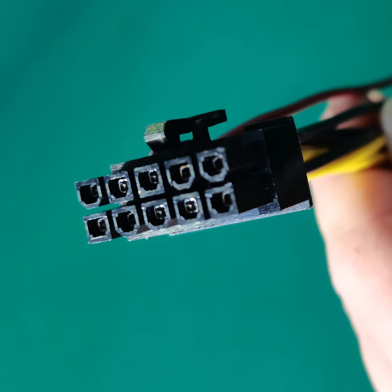 0.5M 10P إلى المزدوج 8pin 18AWG كابل محول لخادم Dell Graphics7PIN 8PIN سيامي تسلا GPU كابل فاصل إمداد الطاقة