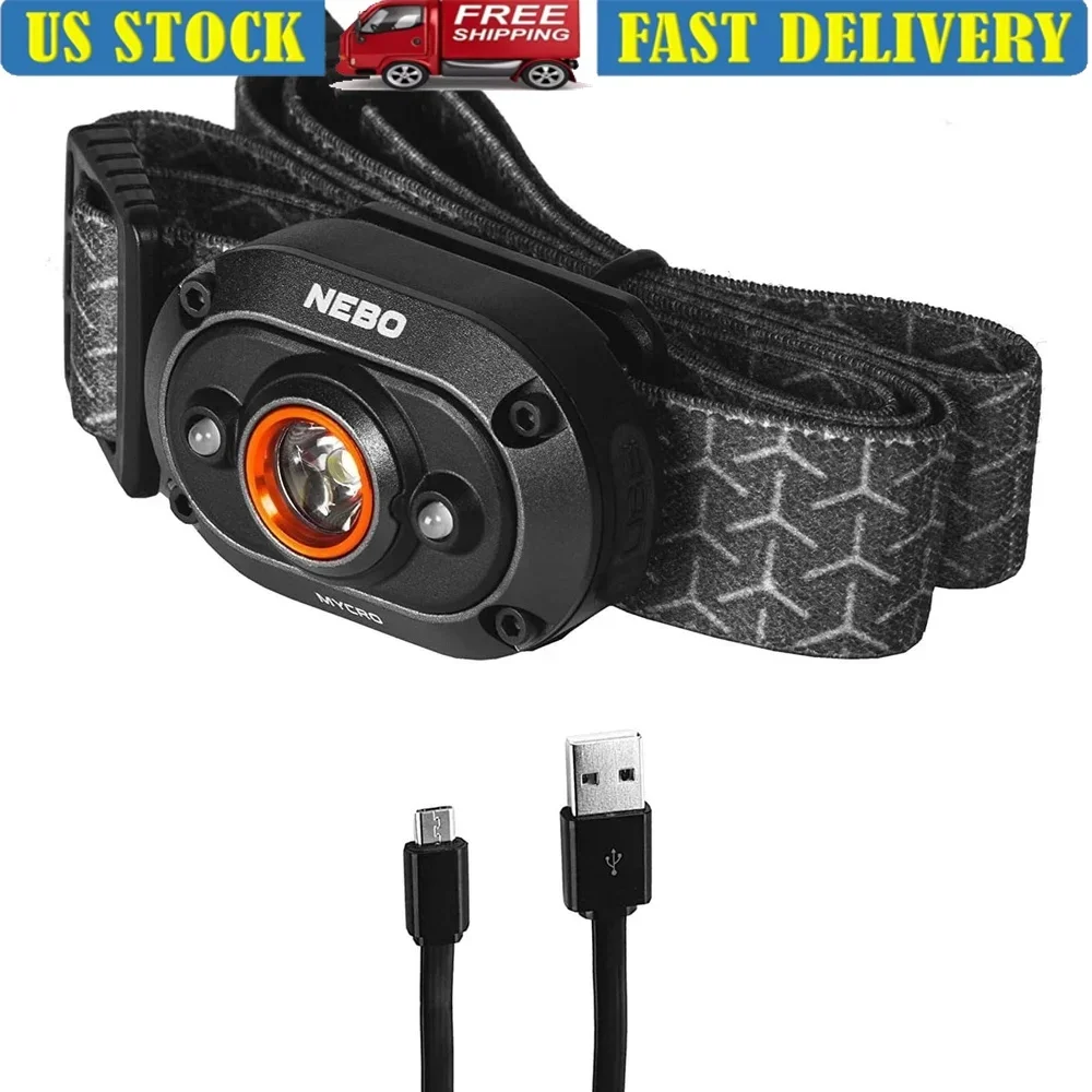 كشافات LED قابلة لإعادة الشحن 400 لومن، مقاومة للصدمات، غطاء مقاوم للماء، شحن USB-C، محمولة خفيفة الوزن وغير قابلة للتدمير