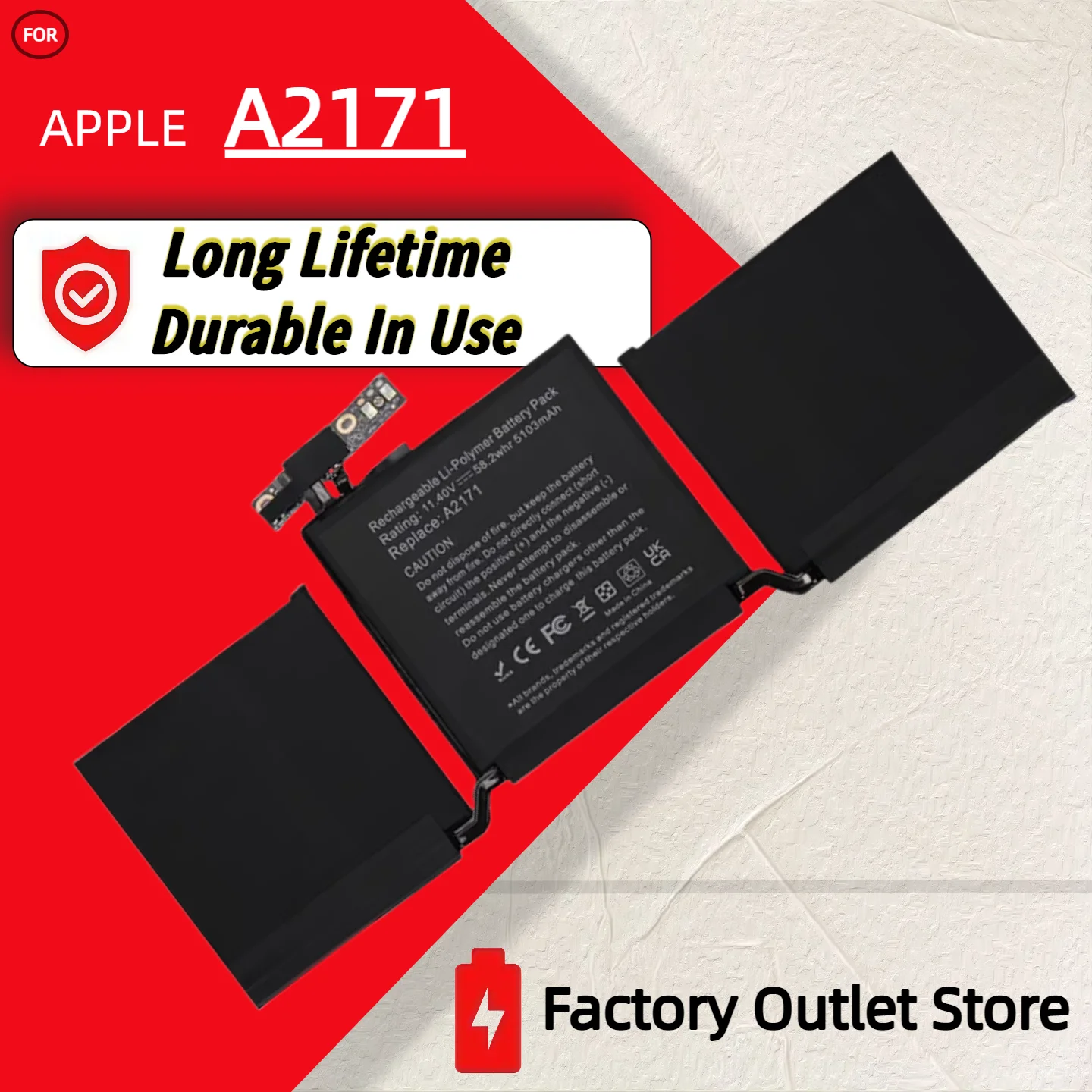 Groothandel en detailhandel ❗ ❗ ❗   A2171 Batterij Voor Apple MacBook Pro Retina 13.3 ''A2159 2019 Jaar Voor Macbook 13 ''A2289 A2338