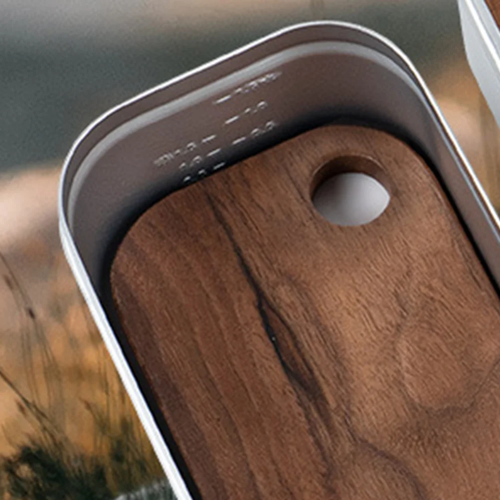 

Маленькая разделочная доска из дерева 10x10 см, легкая портативная для кухни, кемпинга, пикника, хранения фруктов, овощей, мяса