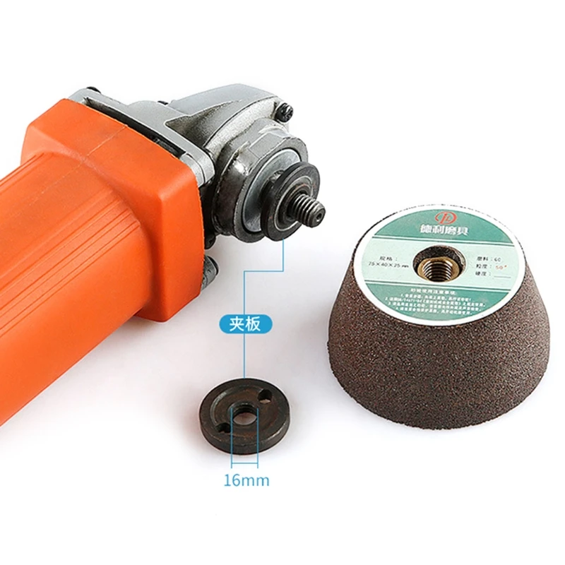 ipiip Durable Polishing Wheel Direct Installed Grinder Simple Strong Stability