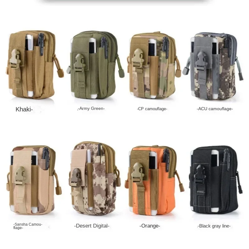 EDC-Sac de sport multifonction pour homme, sac d'extérieur, randonnée, chasse, outils de travail, poudres pour téléphone portable