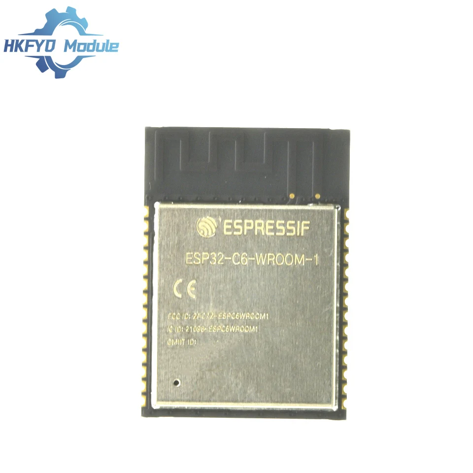 ESP32-C6-MINI-1 H4 N4 ESP32-C6-WROOM-1-N4//N8/N16 2.4GH Wi-Fi Ble 5 4MB Wifi Wireless Module Zigbee 3.0