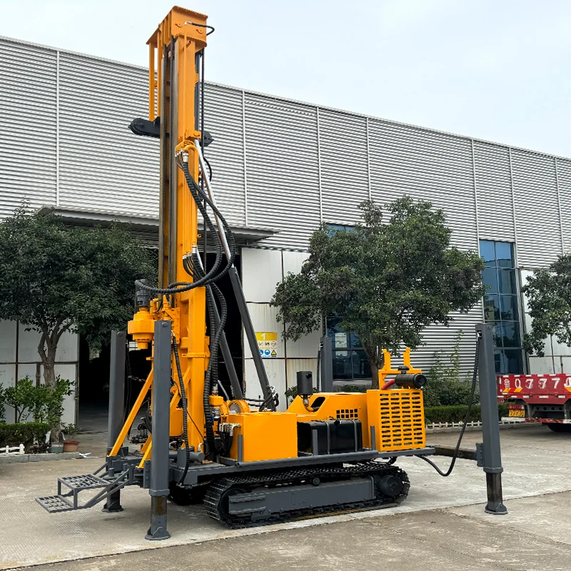 JDL-280 آلة حفر آبار المياه الزاحفة بخار الماء آلة الحفر المزدوج آلة حفر آبار المياه العميقة