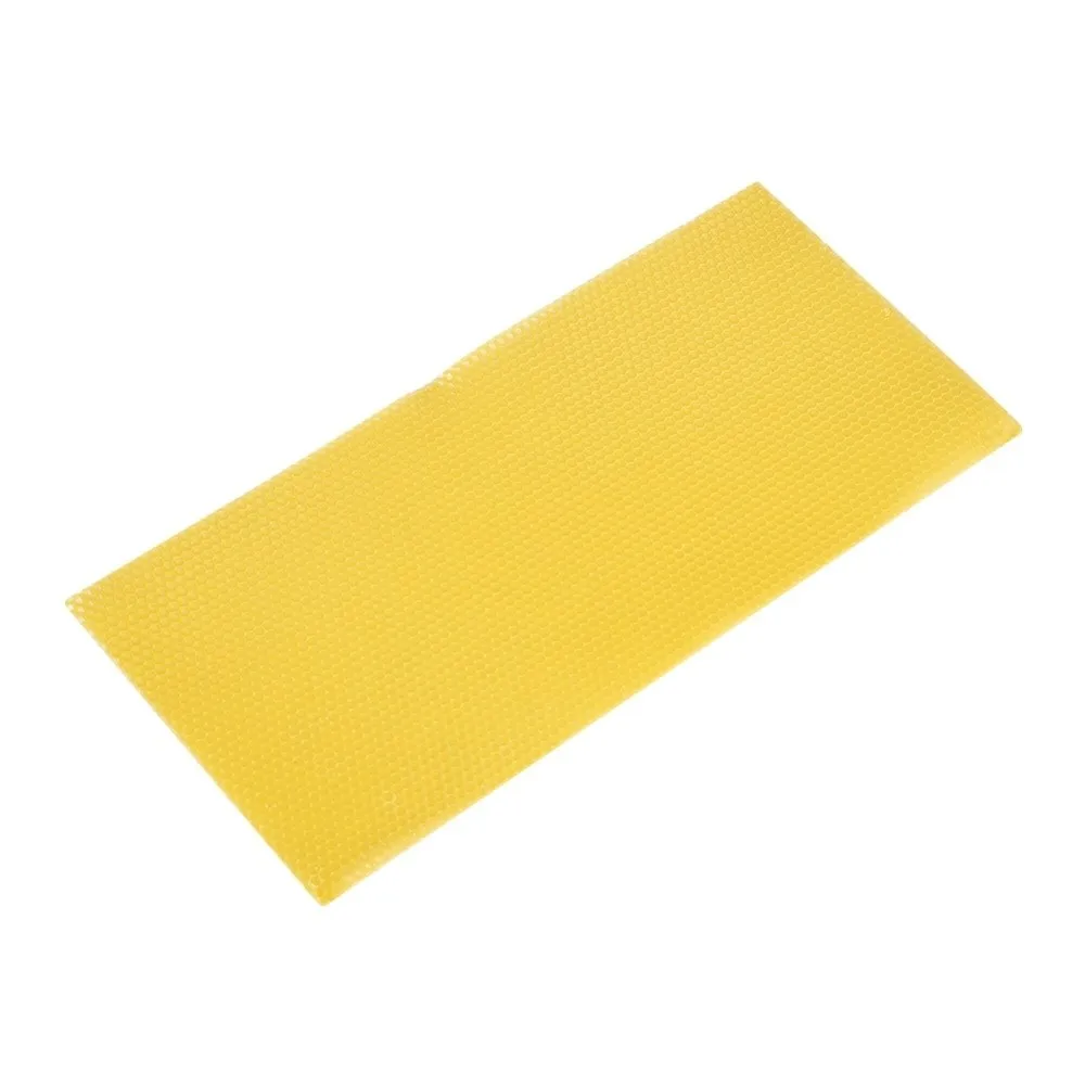 

30Pcs Wax Beehive Foundation Sheets Pure & Natural Golden Yellow Beekeeping Nest Box Foundation Beeswax Foundation Sheets