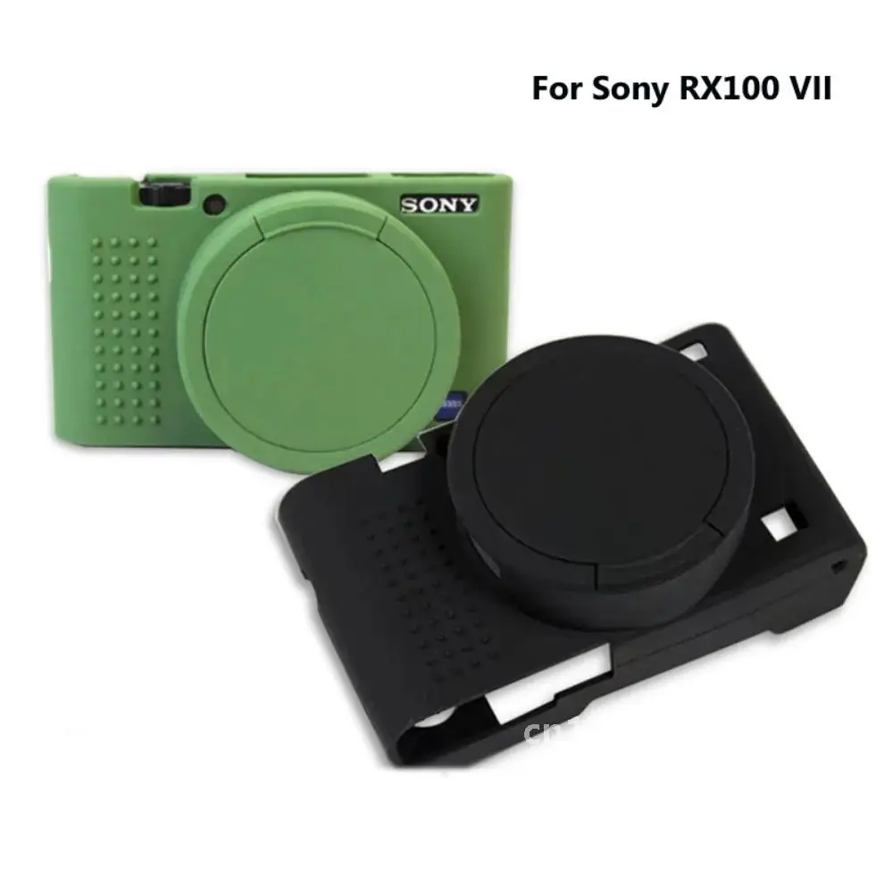 

Silicone Case for Sony RX100M7 RX100 Mark VII Digital Camera Protective Skin Cover for RX100 VII Bags M7 Lens Cap Vlog Accessory