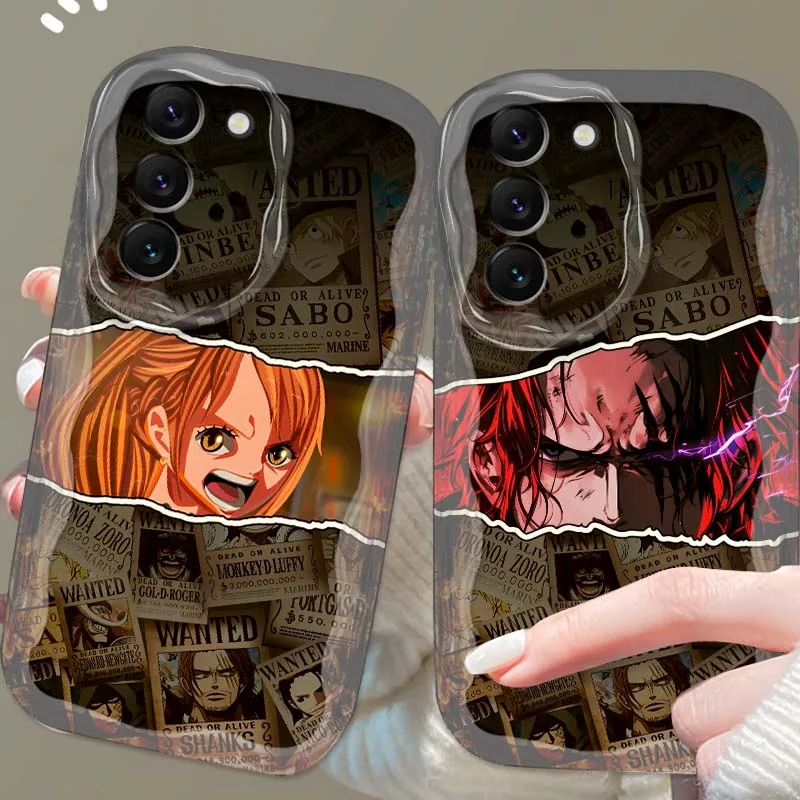 أنيمي قطعة واحدة زورو سانجي لسامسونج غالاكسي S25 S24 S23 S22 S21 S20 A16 A55 A05 A07 الترا زائد FE 5G موجة النفط جراب هاتف #2