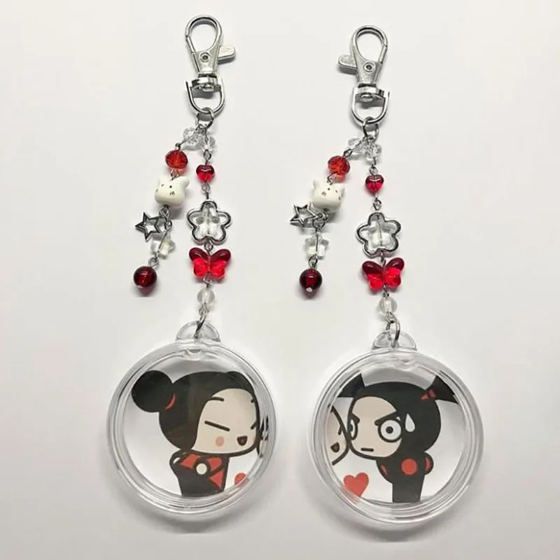 Pucca and Garu Keychains Handmade cute