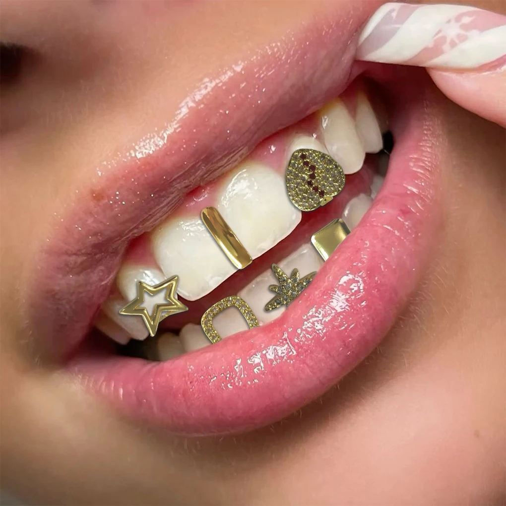 conjunto-de-seis-pecas-de-acessorios-dentarios-personalizados-estilo-hip-hop-adequado-para-festivais-de-musica-festas-e-uso-diario