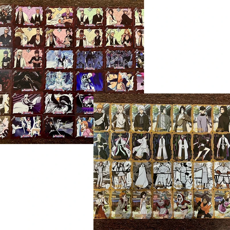 Anime Bleach Zaraki Kenpachi Aizen Sousuke Metal Cards Rare Game Collection Children\'s Toys Boys Surprise Birthday Gifts