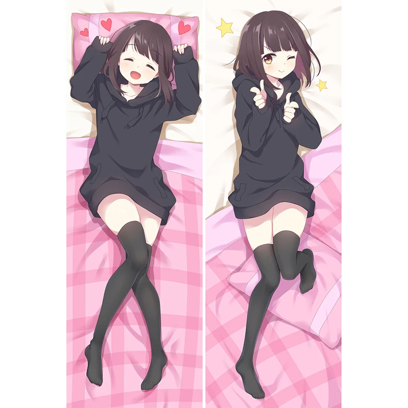 

Menhera Chan Pillow Case Kawaii Anime Pillowcase Cartoon Dakimakura Moerigl Customize Hugging Body Pillow Double Side Print