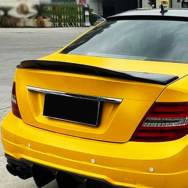 Rear Trunk Lid Car Wings Ducktail Lip Spoiler For 2008-2014 Mercedes Benz C-Class W204 C200 C250 C300 4 Door Accessories part