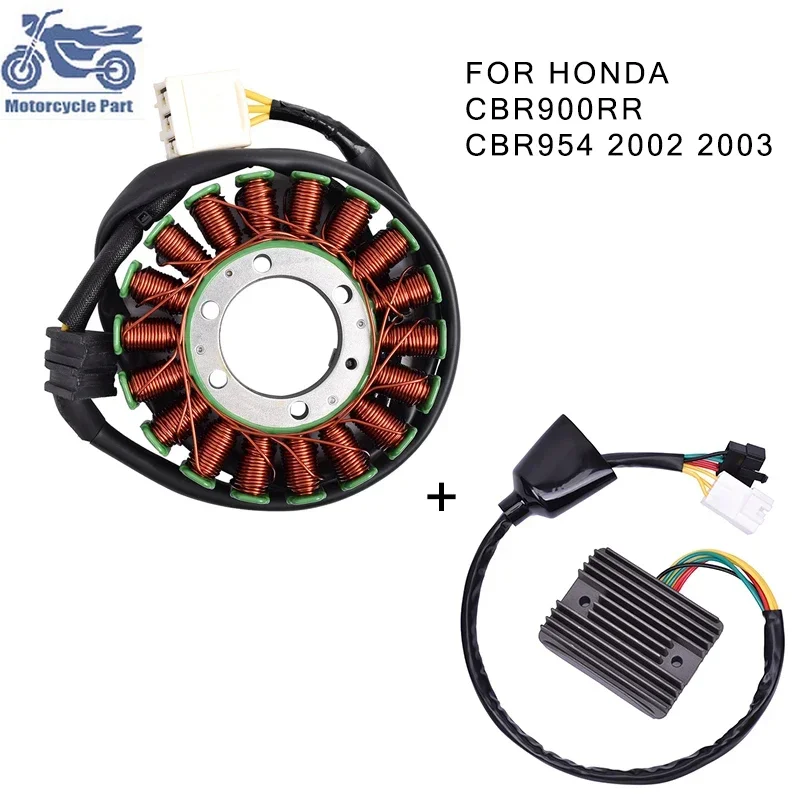 Motorcycle Stator Coil Regulator Rectifier Kit For HONDA CBR900RR CBR954 2002 2003 CBR 900 RR CBR 954 900RR 2002-2003