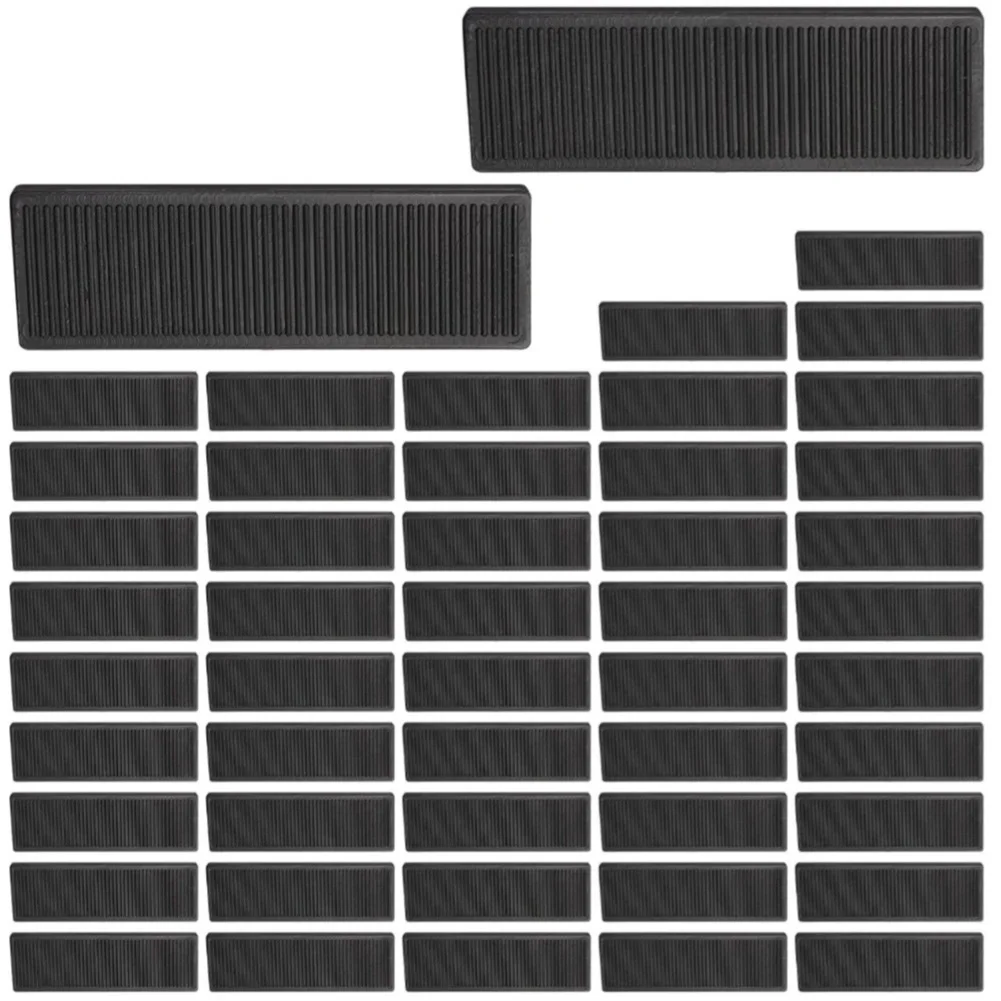 Flat Profile Plastic Shims 1/8 Inch for Use in Retrofit Projects Where Minimal Profile and High Durability Are Required