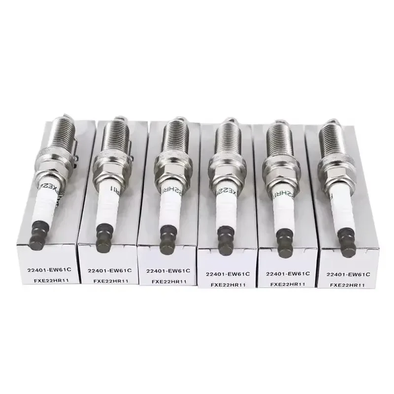 4/6pcs/lot 22401-EW61C FXE22HR11 OEM# Dual Iridium Spark Plug For