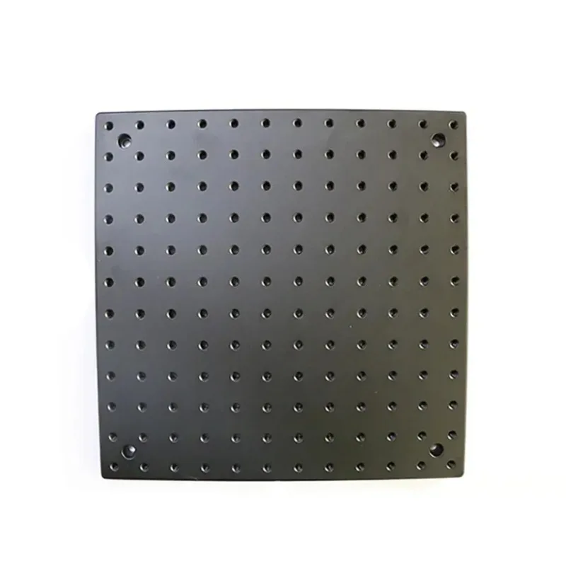 

Optical Flat Plate Optical Experimental Breadboard Hard Aluminum Honeycomb Vibration Isolation Working Platform 300x300x13MM
