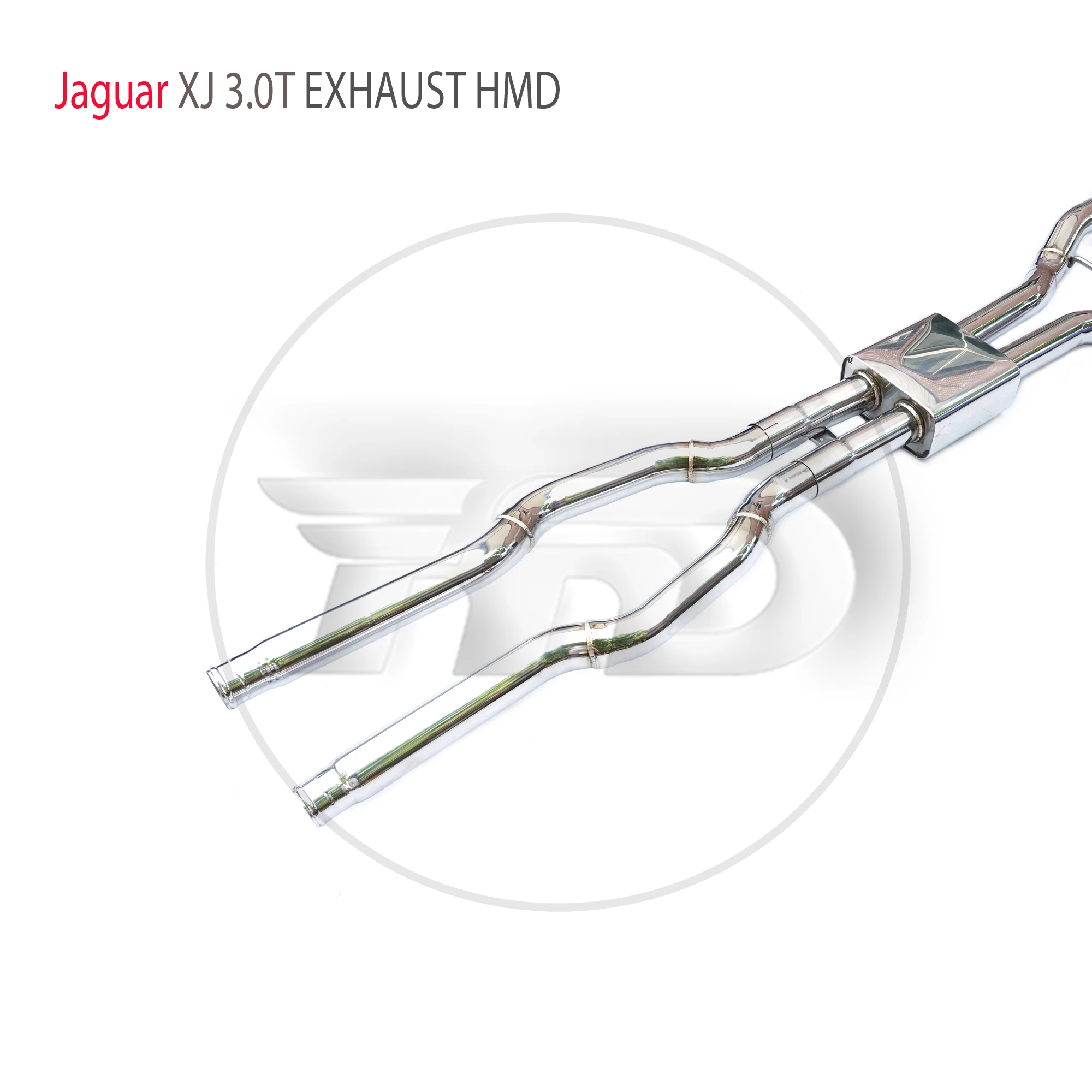 HMD Exhaust System Performance Catback Downpipe For Jaguar XJ 3.0T Modification Electronic Valve Muffler Stainless Steel