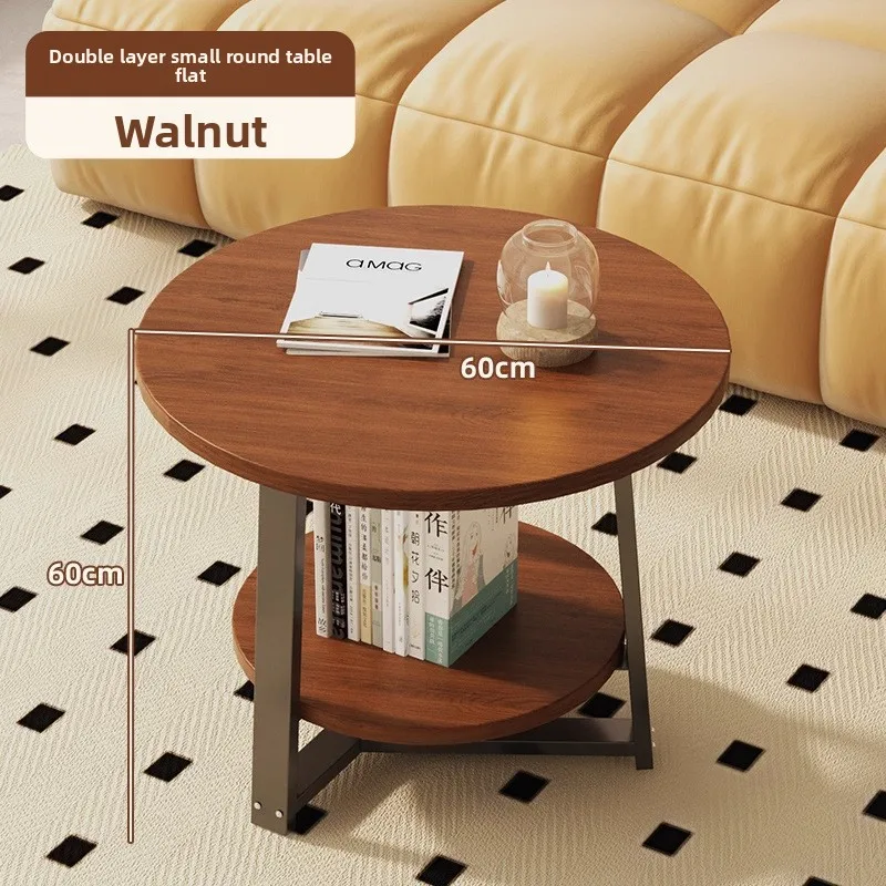 

Coffee table Japanese creative annual ring small coffee table small apartment sofa side balcony tea table