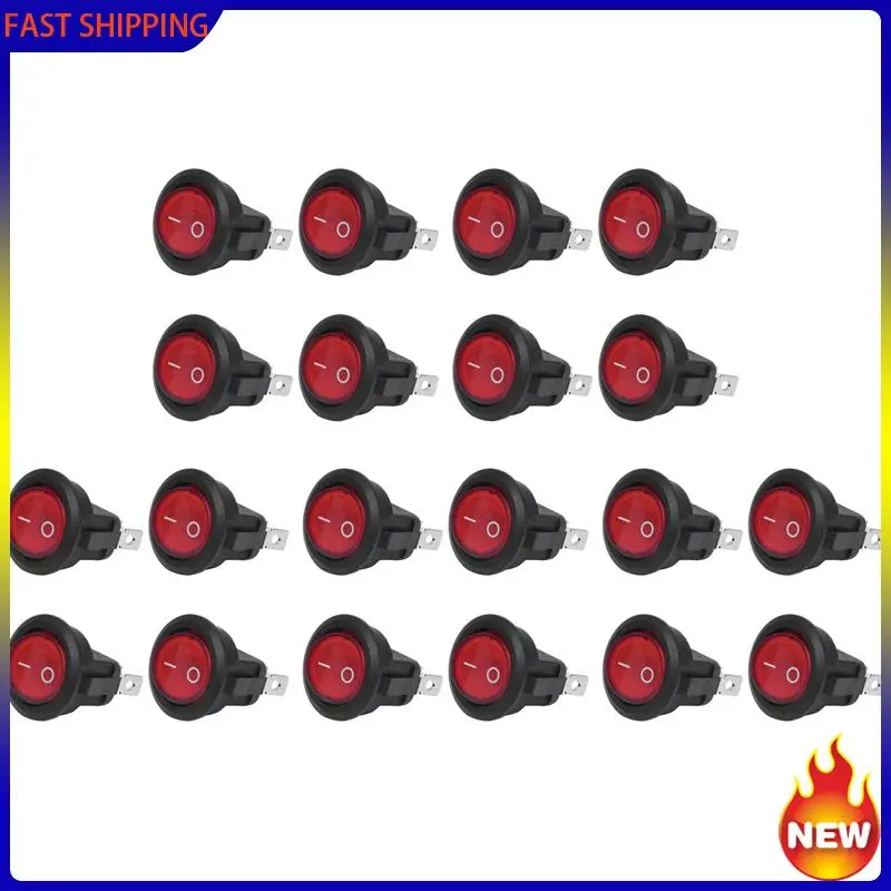 

Специальный 20X кулисный переключатель биполярный ВЫКЛ красный 3 контакта 220 В