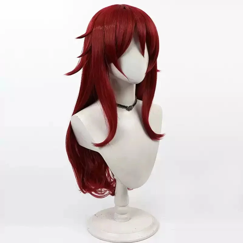 NewTower of God Hwa Ryun Hwaryun Yuto شعر مستعار تأثيري الأحمر مقاومة للحرارة الشعر الاصطناعية هالوين كرنفال دور الحفلات Pl3;f'6,c;7.y;