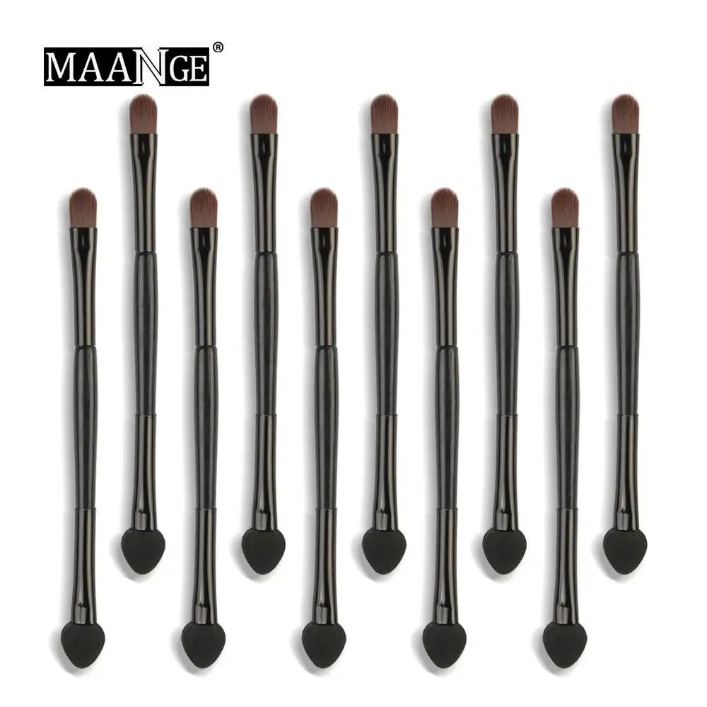 1 ~ 10PCS Set Pennelli per ombretto a doppia testa Testa in spugna Ombretto Pennelli per trucco Pennello cosmetico Set di strumenti Maquiagem Pinceles