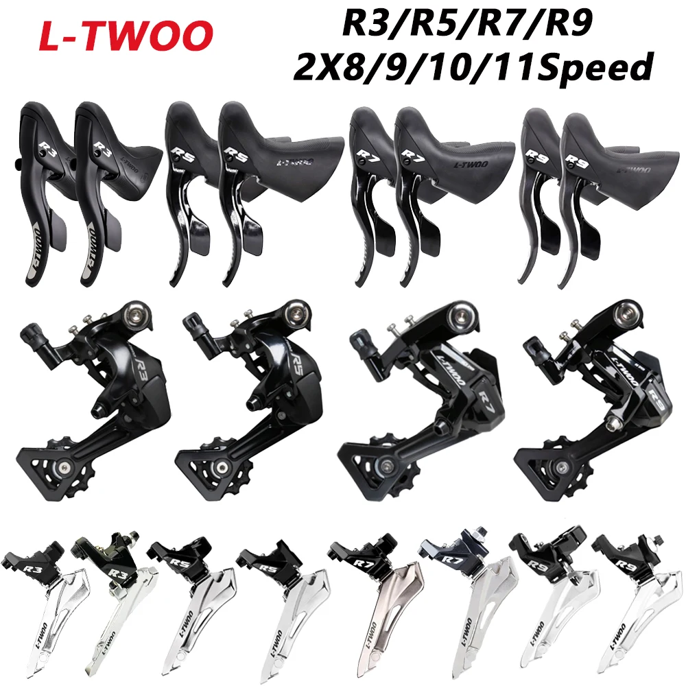 LTWOO R3 R5 R7 R9 road bicycle transmission 2X8/9/10/11 speed curved handlebar shift handle, hand shift derailleur transmission