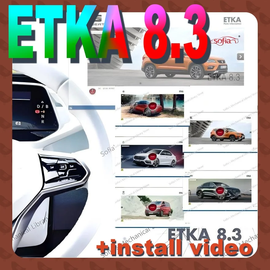 

Etka 8.3 latest maintenance software group vehicle electronic suitable for SE.AT+SK.OD+V.W+AU.DI diagnosis for car good choice