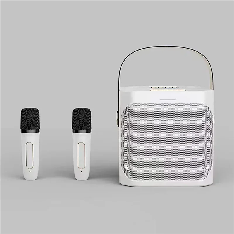 

Беспроводная акустическая система Bluetooth 5.0 с двойным микрофоном, высококачественная портативная караоке-машина, домашнее ТВ, комплект KTV, поддержка TF-карты