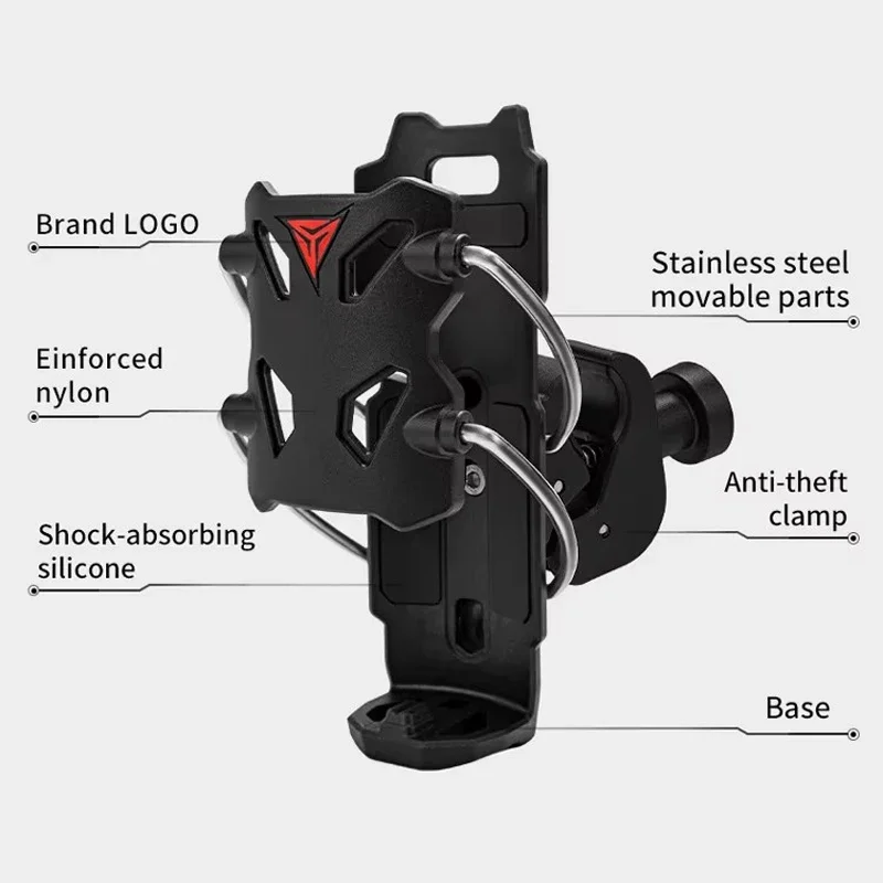 Adjustable Bike Motorcycle Drink Cup Holder Universal Anti-Slip Wear-Resistant Water Bottle Mount Bicycle Scooter ATV Cup Holder 4