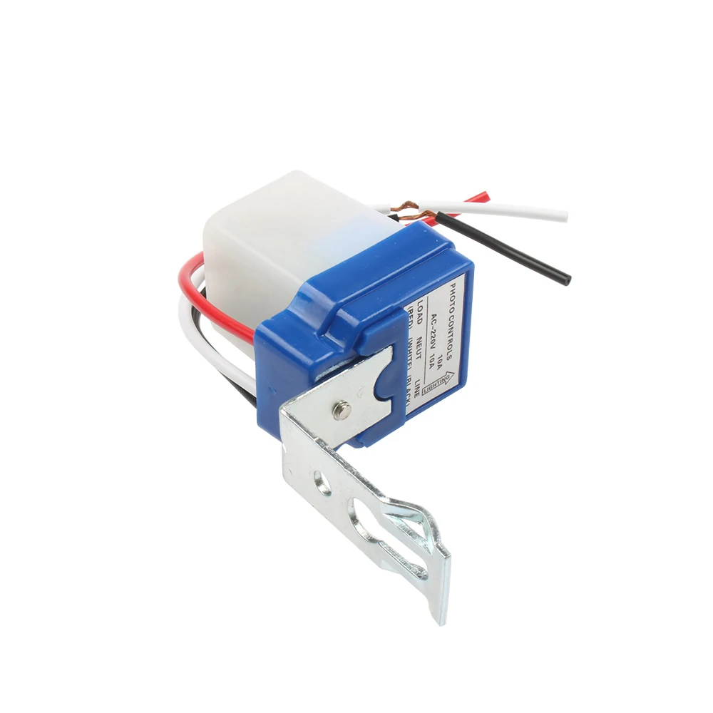 Nuovo interruttore sensore fotointerruttore AS-10 10A Auto On Off fotocellula controllo lampione AC/DC universale 12V 24V 220V