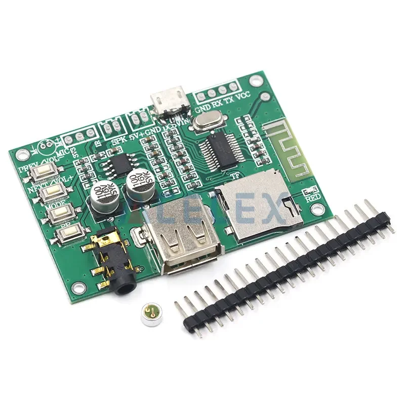 BT201 Dual Mode 5.0 Bluetooth Lossless Audio Power Amplifier Board Module Tf Card U Disk Ble Spp Serial Port Transparent Trans