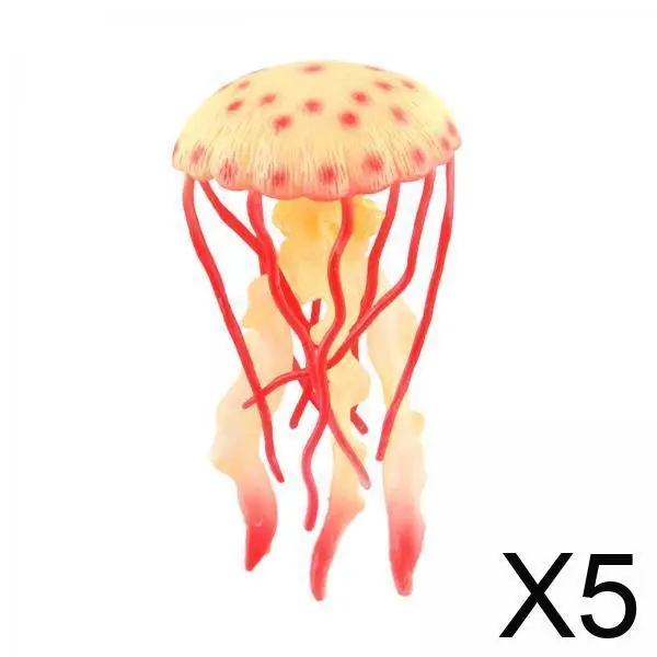 

Интерактивная развивающая игрушка-модель медузы из ПВХ для детей, обучающая фигурка для детского сада