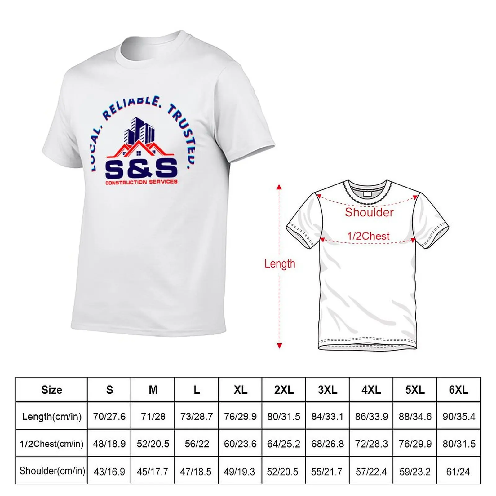 S&S Construction T-Shirt Anti-Pilling Casual T-Shirt
