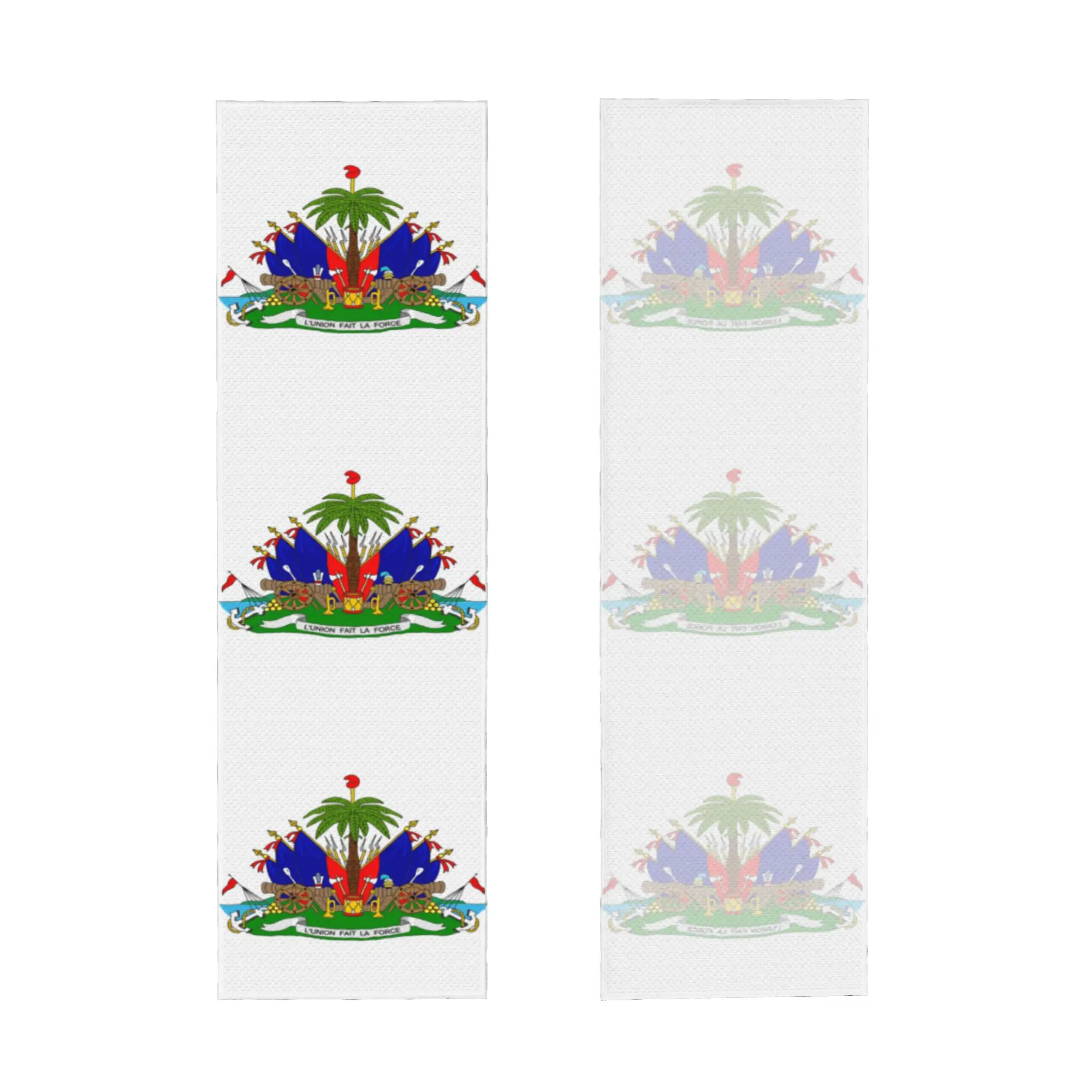 Haiti Flag Cold Exercise Towel  Yoga And Fitness Running Outdoor Activities Travelling Swimming Camping Towels