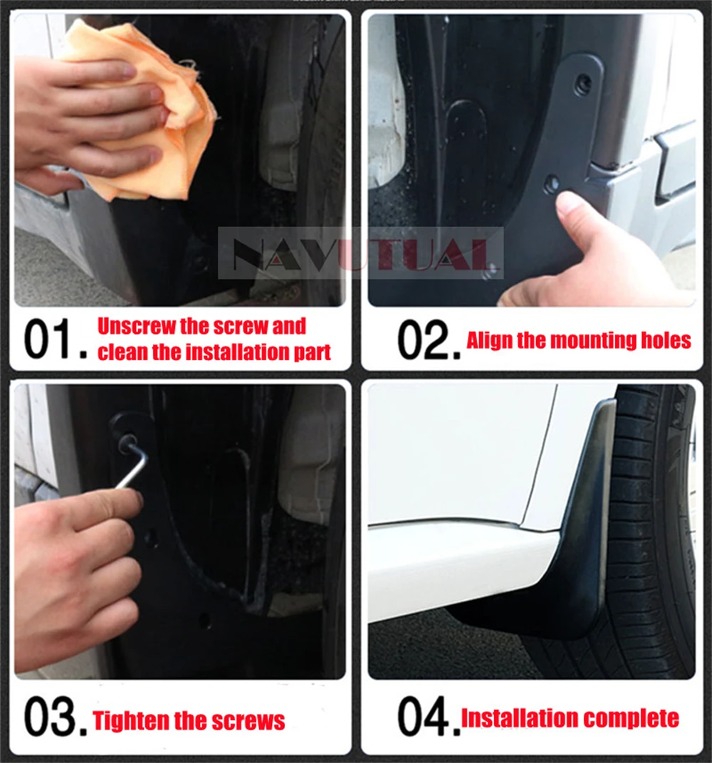 Guardabarros para coche Tesla modelo 3 Y 2021-22, protectores contra salpicaduras, color negro mate, fibra de carbono ABS, 4 unidades/Set