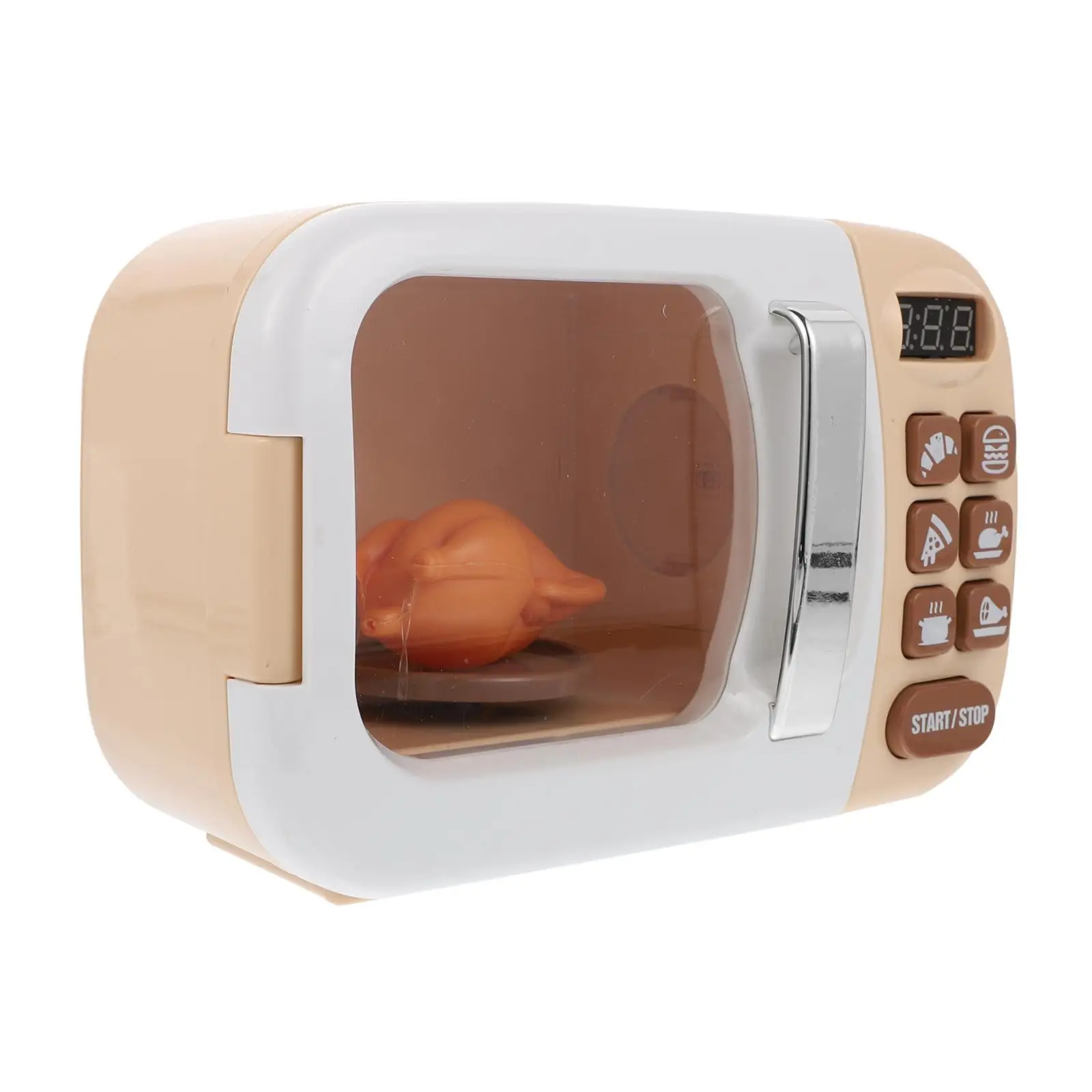 Four à micro-ondes naments Mini jouet cadeaux enfants léger petit décor drôle meubles simulé son réaliste plastique facile magasin