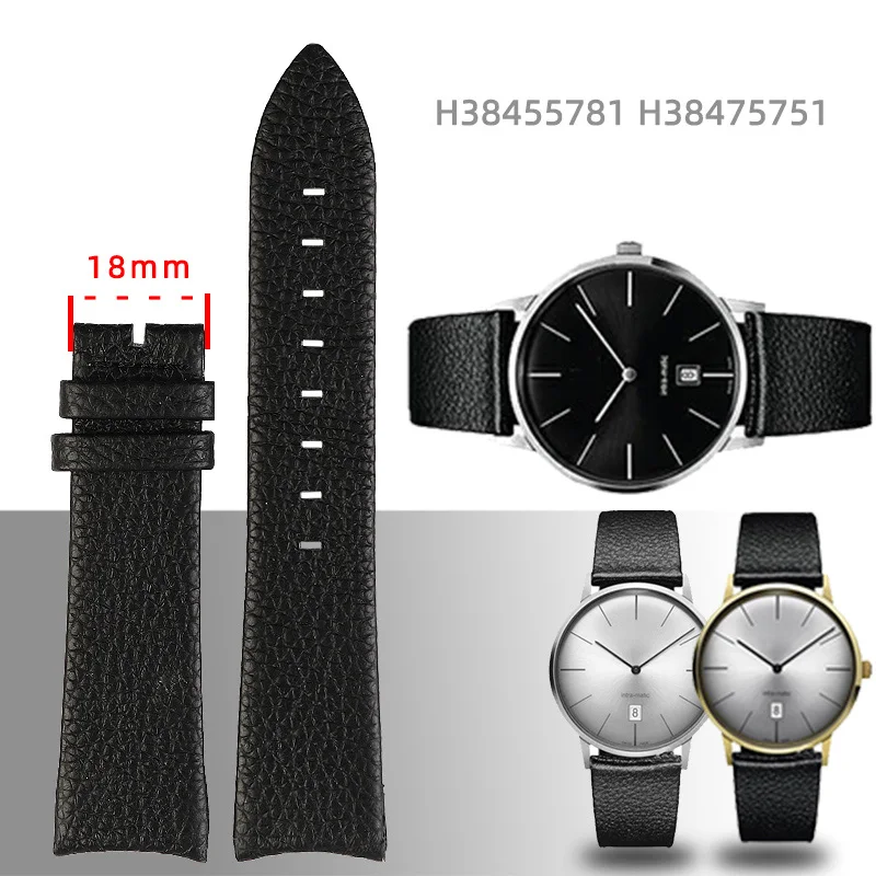 

Мужской ремешок для часов из воловьей кожи, 22 мм