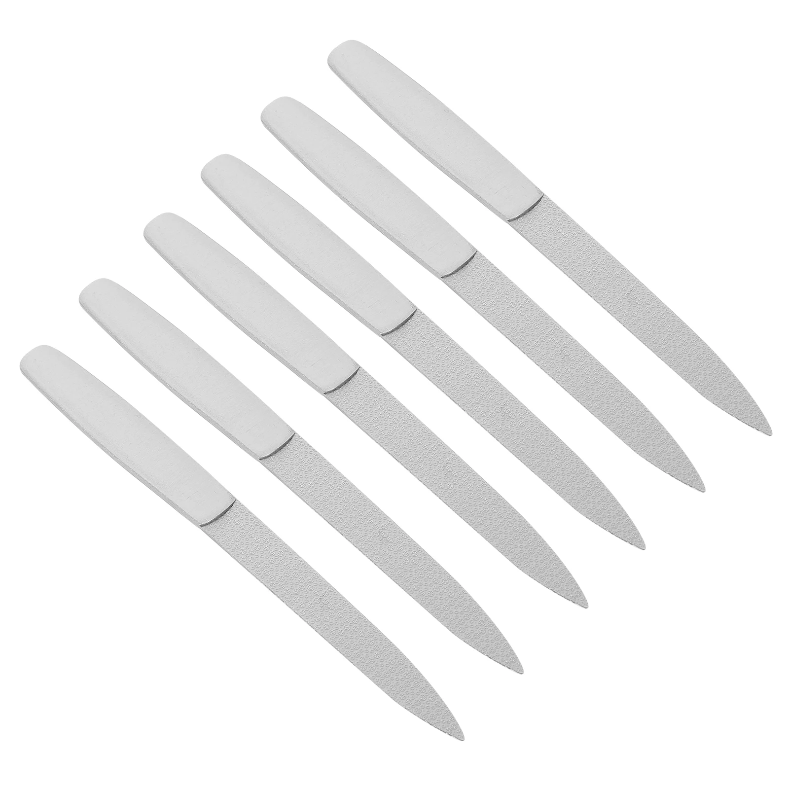 

6pcs Stainless Strong Salon Pedicure Manicure Files Manicure Files Nail Trimming Tools Nail Trimming Tools Metal File