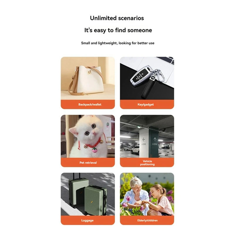 JABS 4PCS Bluetooth GPS Tracker Finder With For Apple Find My Global Network For Keys Bags Wallets Suitcase For IOS