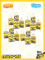 4/8/12pcs MINISO Minions handbags, birthday party gift bags, gift packaging bags, the best holiday gifts for good friends, party
