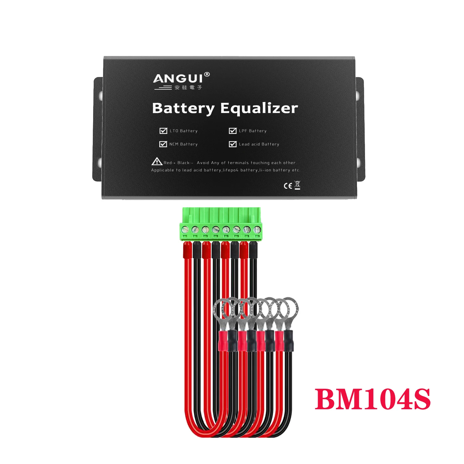 ANGUI Batterij Equalizer BM104S 4 x 12V HC02 KBM104S KBX104S 48V LTO NCM LFP Spanningsbalancer Lader Ontladingsregelaar Actief