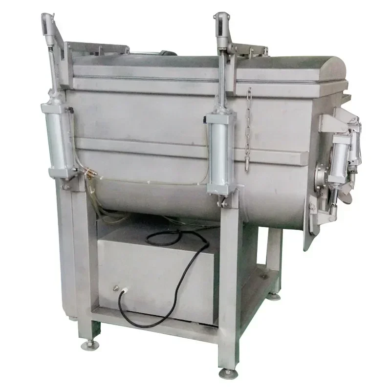 Industrial Meat 200kg Blender Machine BX-300 L Vacuum Meats Mix 80L Meat Mixer Suasage