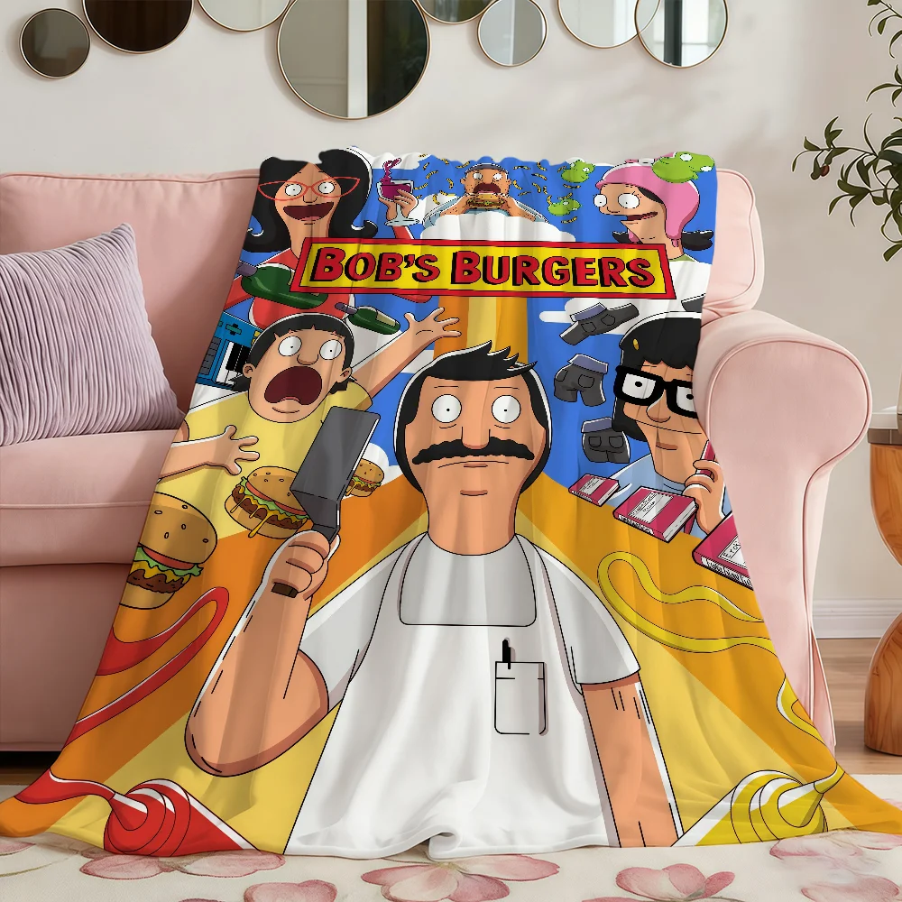 B-BobS-ES B-BurgerS-ES Cartoon Blanket Soft Warm Furry Throw Super Kids Toys Bed Sofa Car Cradle